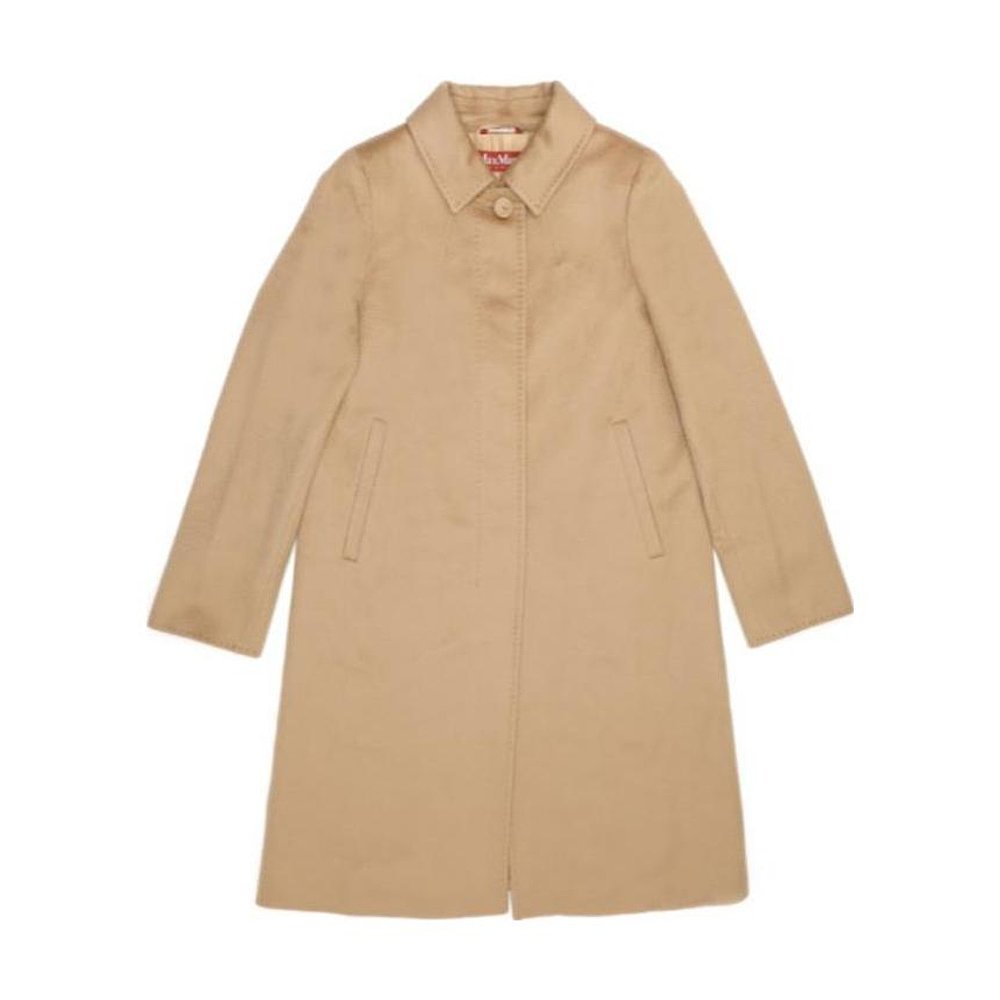 MAX MARA 女士外套 6086324906003 AW2021 棕色 翻领大衣