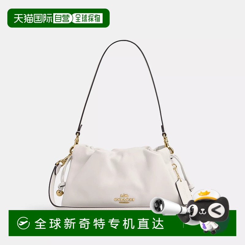 自营 coachOutletFaye褶饰时尚百搭单肩包 【美国奥莱】直发蔻驰
