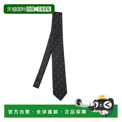 1h可退 香港直邮Tom Ford 汤姆 福特 男士 黑色领带 STE001S0251N
