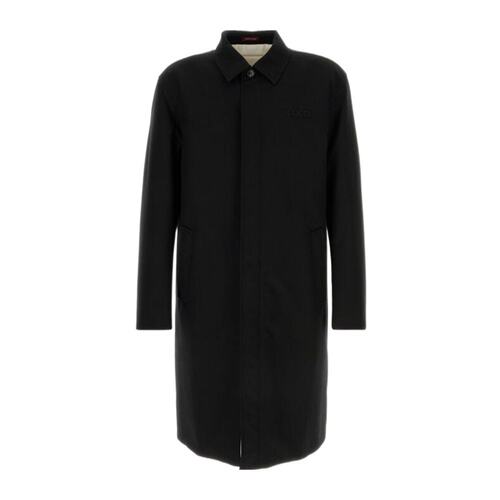 GUCCI 男士外套 787235ZAQ971000 AW2024 黑色 Black wool coat