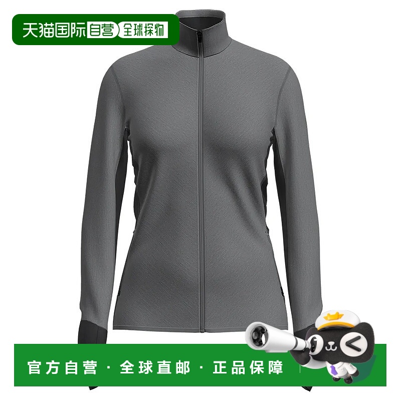 香港直邮ICEBREAKER Descender 全拉链运动衫 女士羊毛上衣