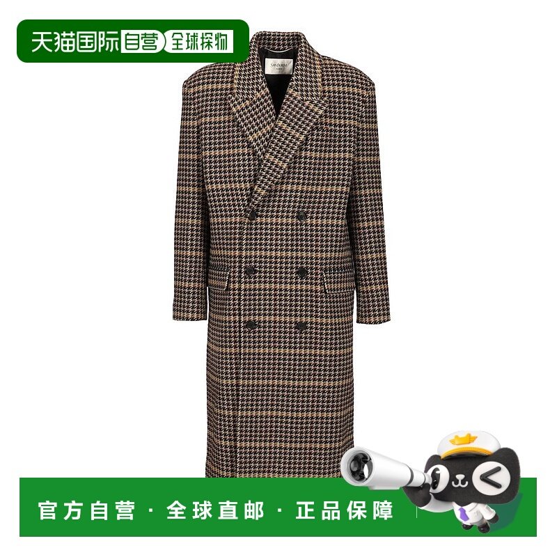 香港直邮SAINT LAURENT 男士大衣外套 845729Y3J601016 AW2025,男装,毛呢大衣,淘宝优惠券,粉丝福利购,淘宝优惠卷