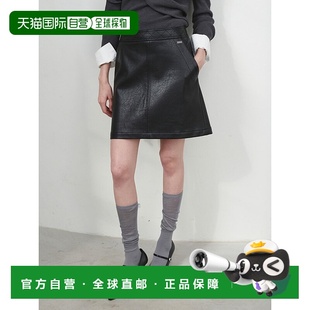 Leather Faux Mini Skirt 韩国直邮LOEUVRE SL4AS838 女士半身裙