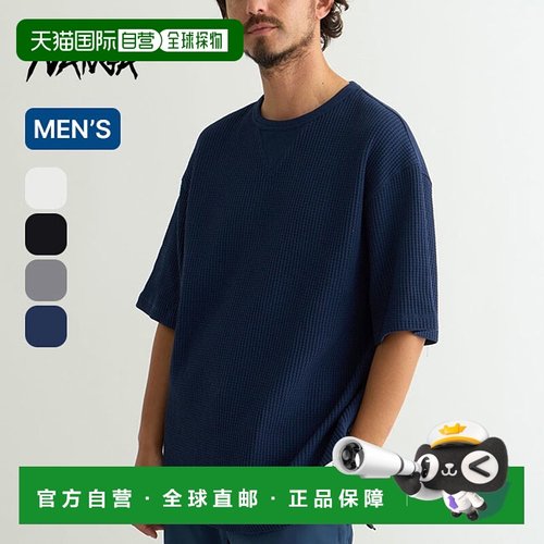 日本直邮 NANGA ECO 混合华夫饼宽松 T恤 NW2311-1G217 男式套头