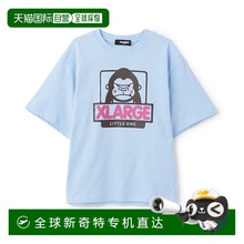 1h可退 日本直邮XLARGE KIDS 儿童可爱趣味大猩猩半袖T恤 棉质亲