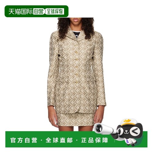 香港直邮Marine Serre 提花西装外套 J096SS23W