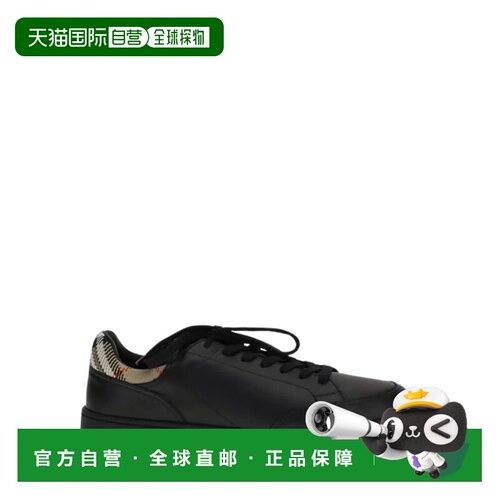 1h可退 香港直邮Burberry 巴宝莉 男士 格紋繫帶運動鞋 8118851