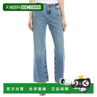 Seattle脚踝高腰直筒牛仔裤 自营 Jane denimFRAME牛仔Le frame