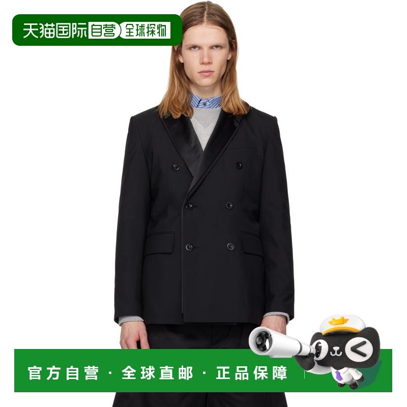 1h可退 香港直邮Sacai 男士 黑色 Suiting 西装外套 2603896M,男装,商务正装西服,淘宝优惠券,粉丝福利购,淘宝优惠卷