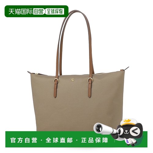 日本直邮Polo Ralph Lauren 女士中号 Keaton 尼龙手提包43191673