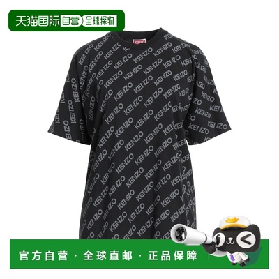 1h可退 香港直邮kenzo 高田贤三 女士 T恤 grey灰色 舒适时尚