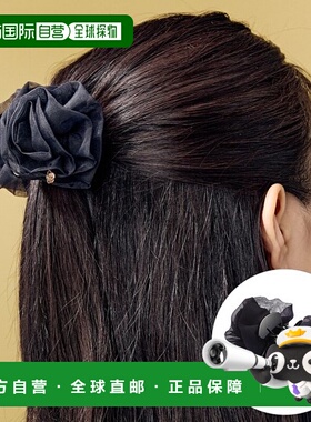 韩国直邮Rosemont [Rosemont] 黑色玫瑰发卡抓夹发饰 RA25B34L