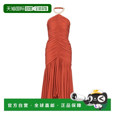 1h可退 香港直邮Balmain 绉纱连衣裙 GF0RJ230XM10