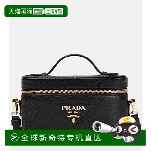 徽标迷你皮革斜挎包 1h可退 香港直邮Prada 普拉达 女士