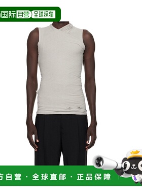 香港直邮RICK OWENS 男士T恤 RU02E1159JR08 AW2025 花色 V 领背