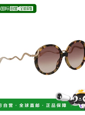 自营 Roberto Cavalli Unisex SRC004M 0AGG 太阳镜 - 图案 美国