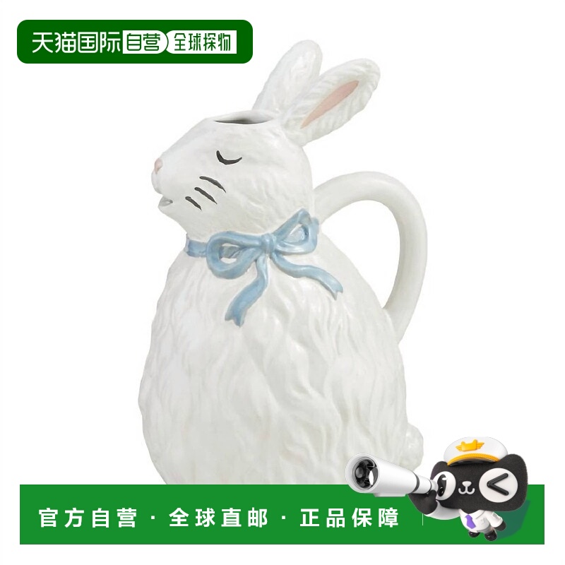 自营 mud pie白色兔子投手 美国奥莱直发