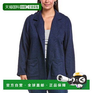 蓝色外套 Plus立领夹克 美国奥莱直发 FISHER 自营EILEEN
