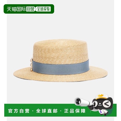 香港直邮ROGER VIVIER 罗杰 维维亚 女士 Tres Vivier boater 草