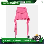 1h可退 荷叶边针织迷你半身裙 女士 香港直邮Blumarine 蓝色情人