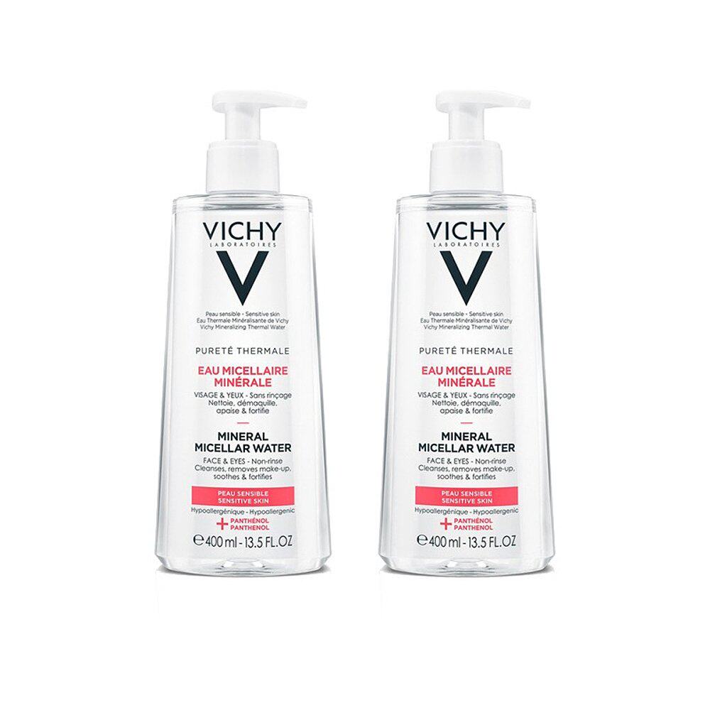 欧洲直邮Vichy薇姿泉之净舒安三合一洁肤水温和滋润舒缓400ml*2
