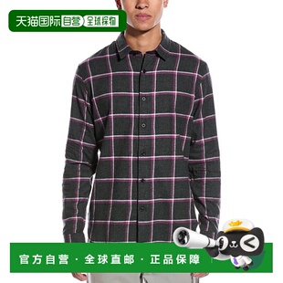 紫色 拉绒法兰绒衬衫 美国奥莱直发 Vince 自营