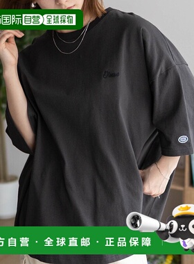 1h可退 日本直邮DISCUS 女士五分袖宽松T恤 02222005302女装