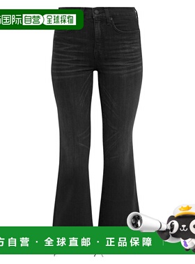 香港直邮NILI LOTAN 女士 小喇叭牛仔裤 black黑色 舒适时尚