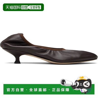 香港直邮aeyde 女士 棕色 Hermia 低跟鞋 A11PU0675001003126