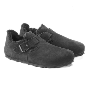 日本直邮Birkenstock London 男女款羊毛皮便鞋 百搭时尚