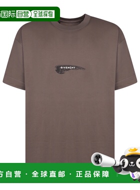 香港直邮GIVENCHY 男士T恤 BM71JA3YN1305 SS2025 绿色 Khaki cot