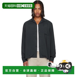 1h可退 香港直邮Visvim 维斯维木 男士 黑色 Keesey 衬衫 0125205