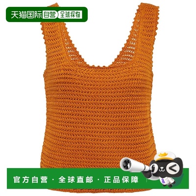 1h可退 香港直邮VINCE 女士 针织背心上衣 orange橙色 舒适时尚