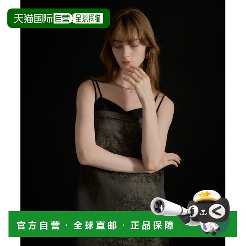 1h可退 日本直邮LE'RURE 女装 宽松 华丽感提花连衣裙 内搭背心设