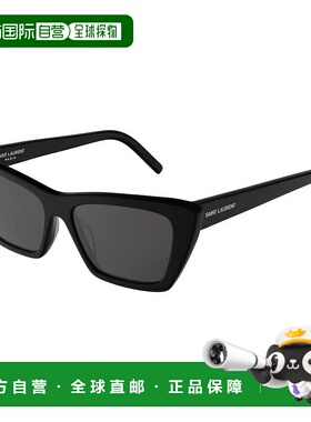 香港直邮SAINT LAURENT 女士眼镜 SL276MICA001 AW2025 黑色