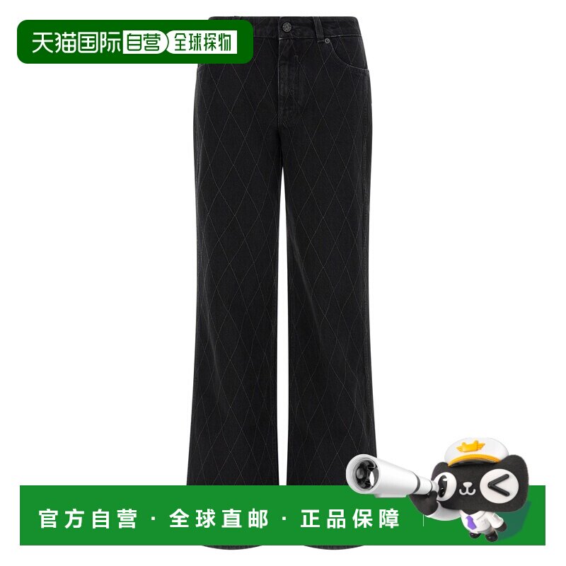 香港直邮Balmain巴尔曼Diamond-shaped女士牛仔长裤