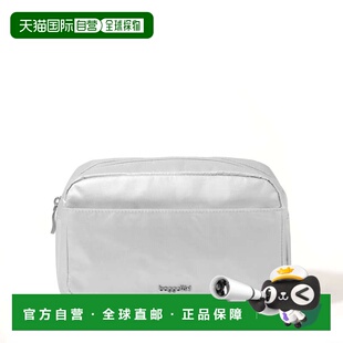 自营baggallini Women's Pocket Cosmetic Bag with Brush Organi