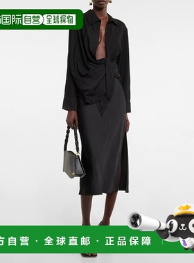 1h可退 香港直邮潮奢 Jacquemus 女士 La Chemise Bahia 系带细节