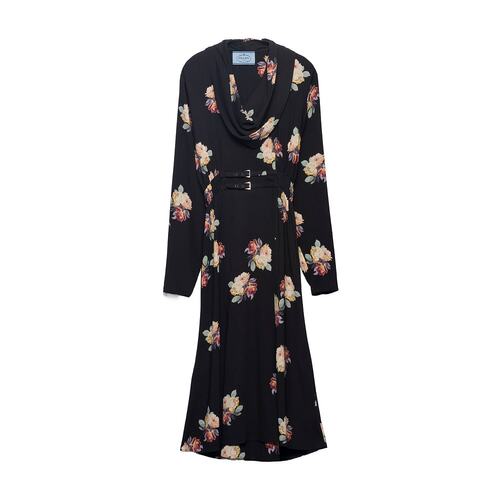 Prada Sablé长袖连衣裙 P3N03R15U1SOOO