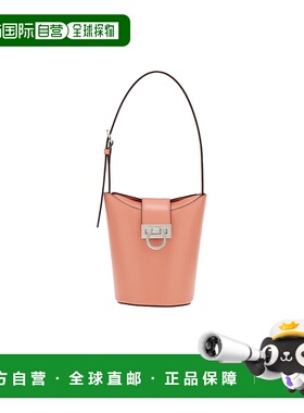 香港直邮Salvatore Ferragamo TRIFOLIO 单肩包 211194水桶斜挎包