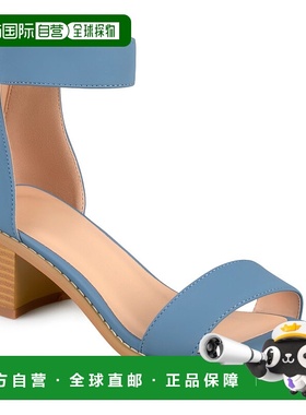 自营 Journee Collection 女士 Percy 凉鞋 - 蓝色 美国奥莱直发