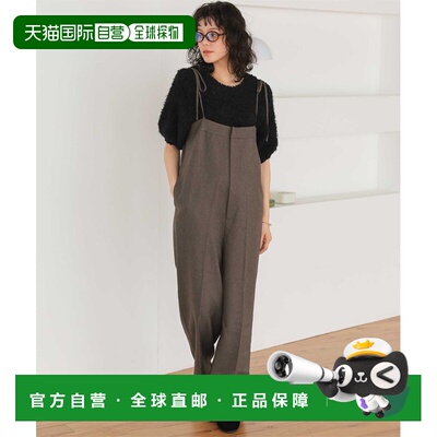 日本直邮titivate 女装 肩带可调节 肩蝴蝶结休闲连体裤 AGXP4377