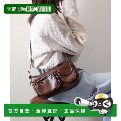 1h可退 日本直邮florist男女同款2WAY仿皮哈托梅肩背包 手提斜跨Y