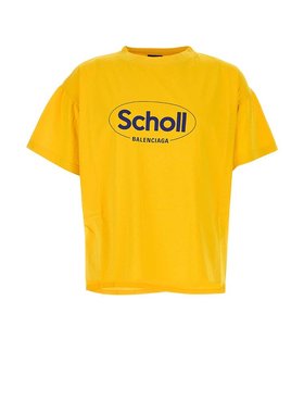 BALENCIAGA 男士T恤 826346TSVT37200 AW2025 黄色