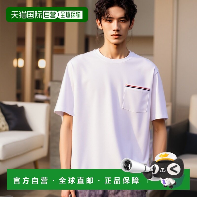 韩国直邮THOM BROWNE 男士T恤MJS183A07323100SS25