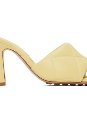 潮奢 Bottega Veneta 葆蝶家 女士 灰白色 Lido 凉鞋 639943VBP30