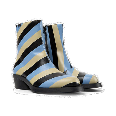 自营Camper Bonnie 皮革中号靴子多色短靴潮流 奥莱直发美国腿型