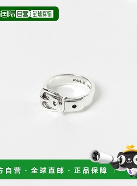 1h可退 日本直邮XOLO 男士 宽松版型 Buckle戒指 银925材质 手工