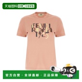 LOGO 香港直邮FENDI PRI AW2025 粉红色 女士T恤 FS7254AVF9F1T6N