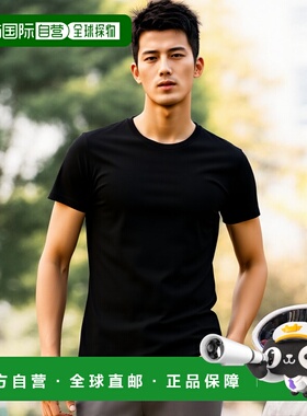 香港直邮VERSACE 男士T恤 AU10193A232741A1008 SS2024 黑色